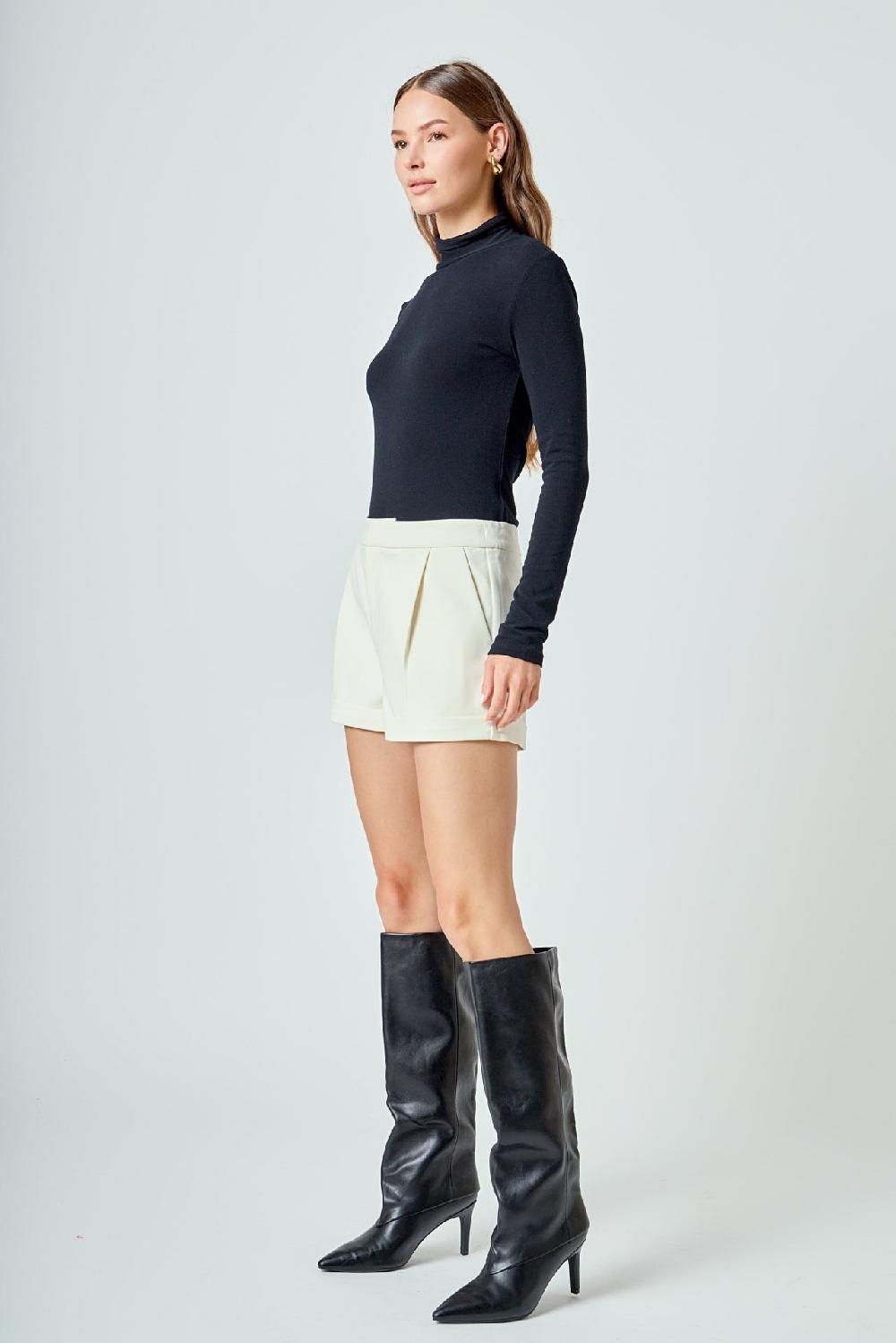 Endless Rose Low Rise Shorts ECRU