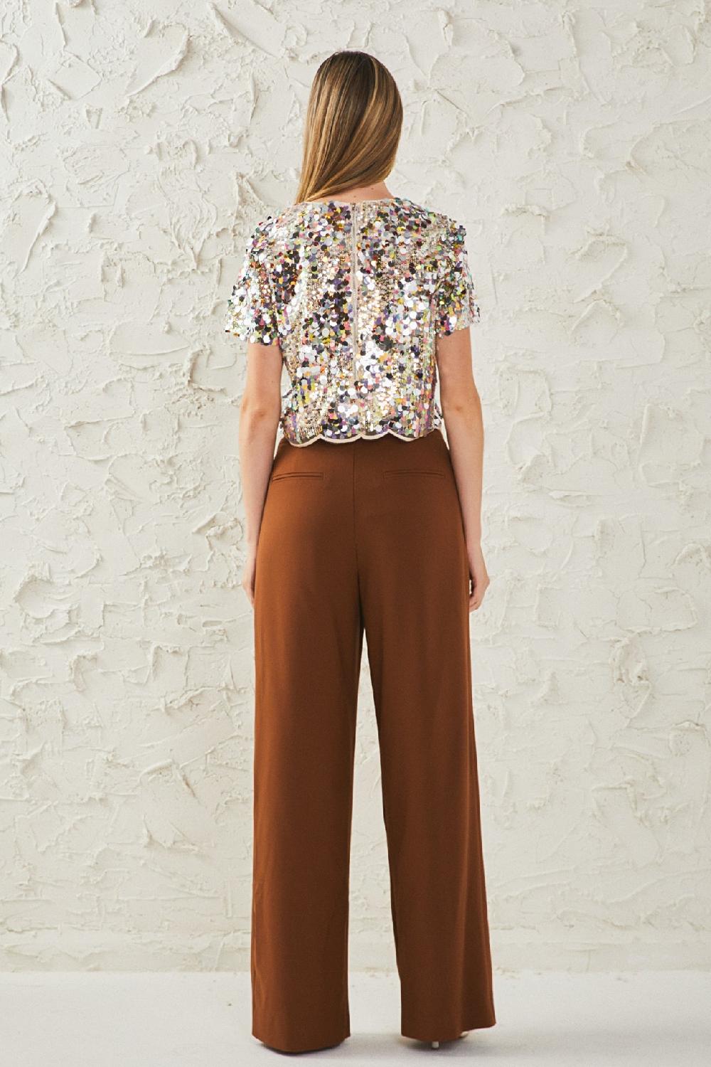 Endless Rose Multi Sequins Shirt MULTI