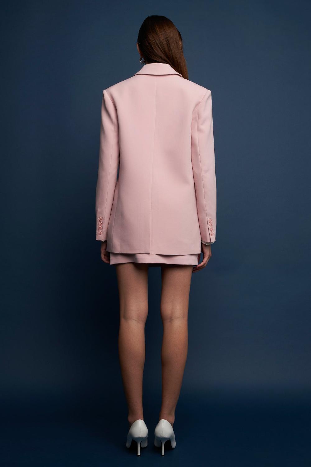 Endless Rose One Button Down Boxy Blazer SAGE