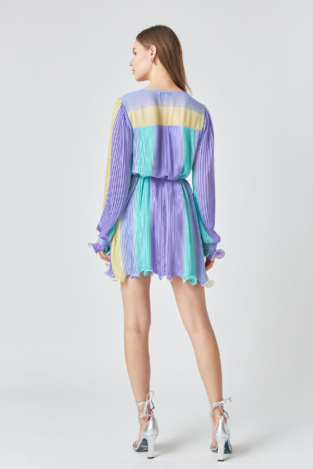 Endless Rose Pleated Mini Dress MULTI