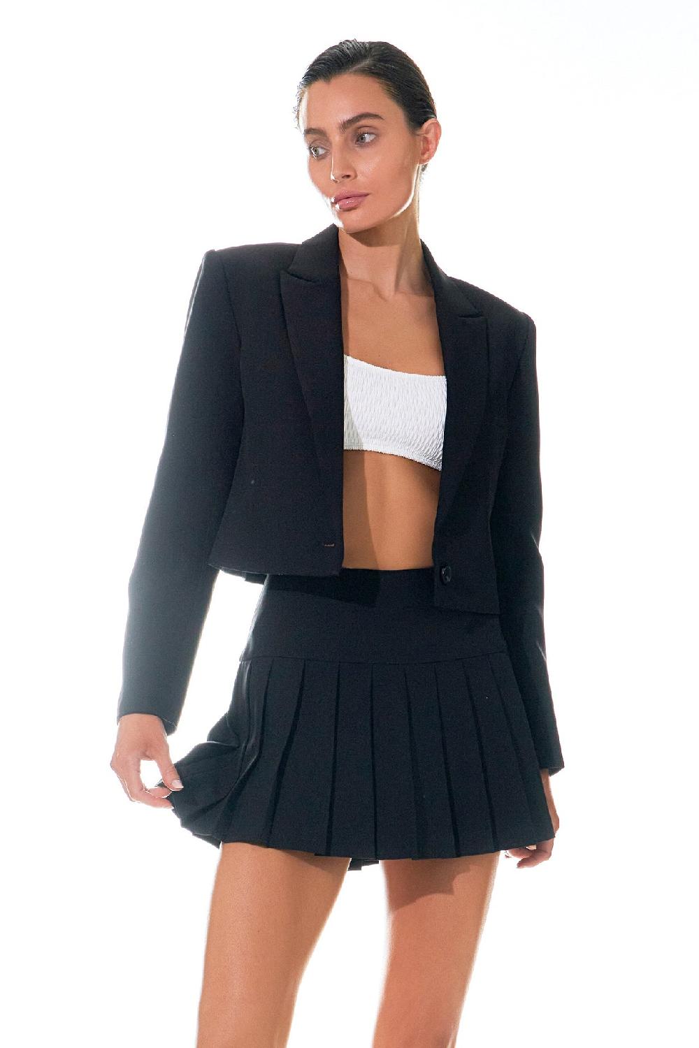 Endless Rose Pleated Mini Skort BLACK