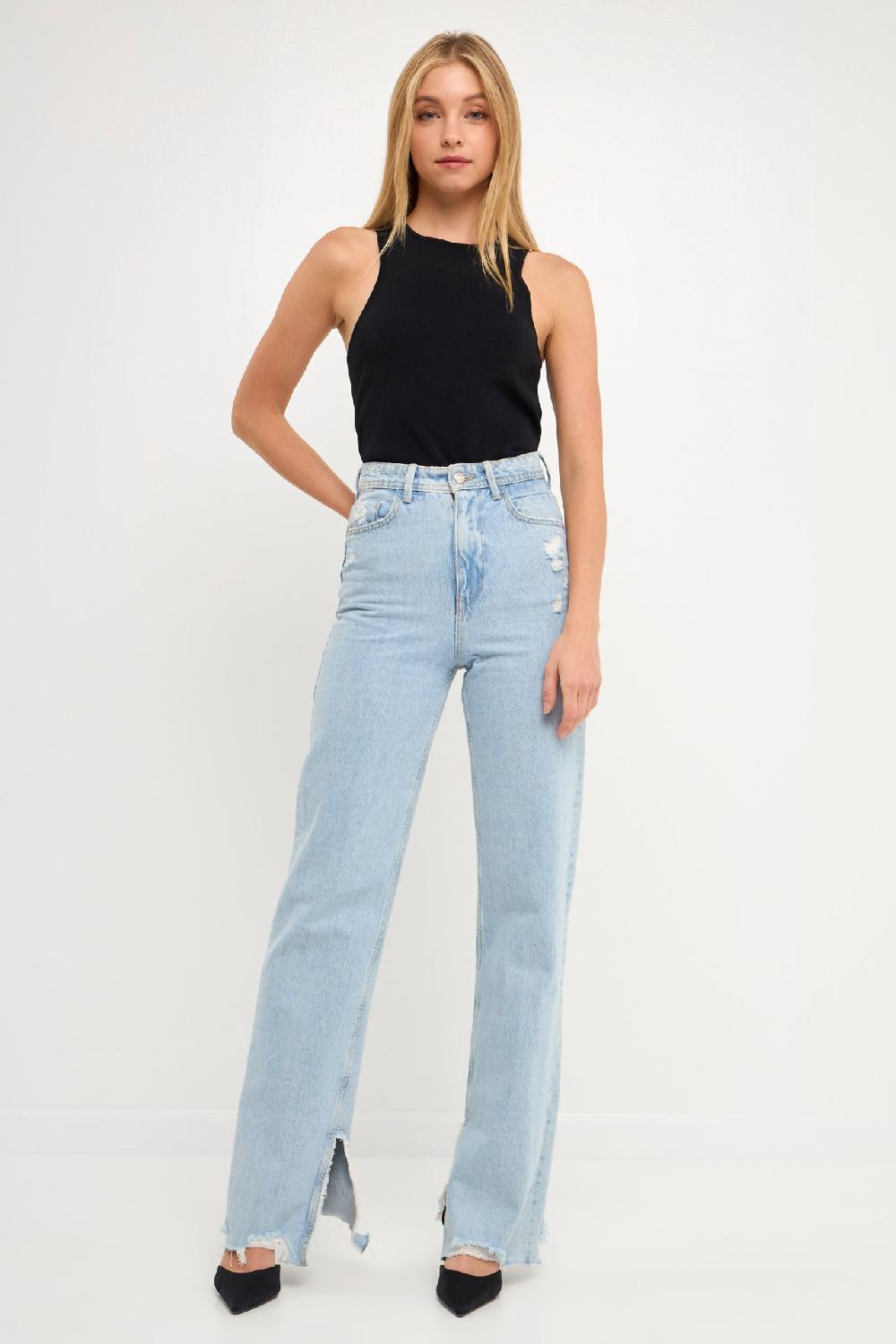 Endless Rose Racerback Knit Tank - Sale BLACK