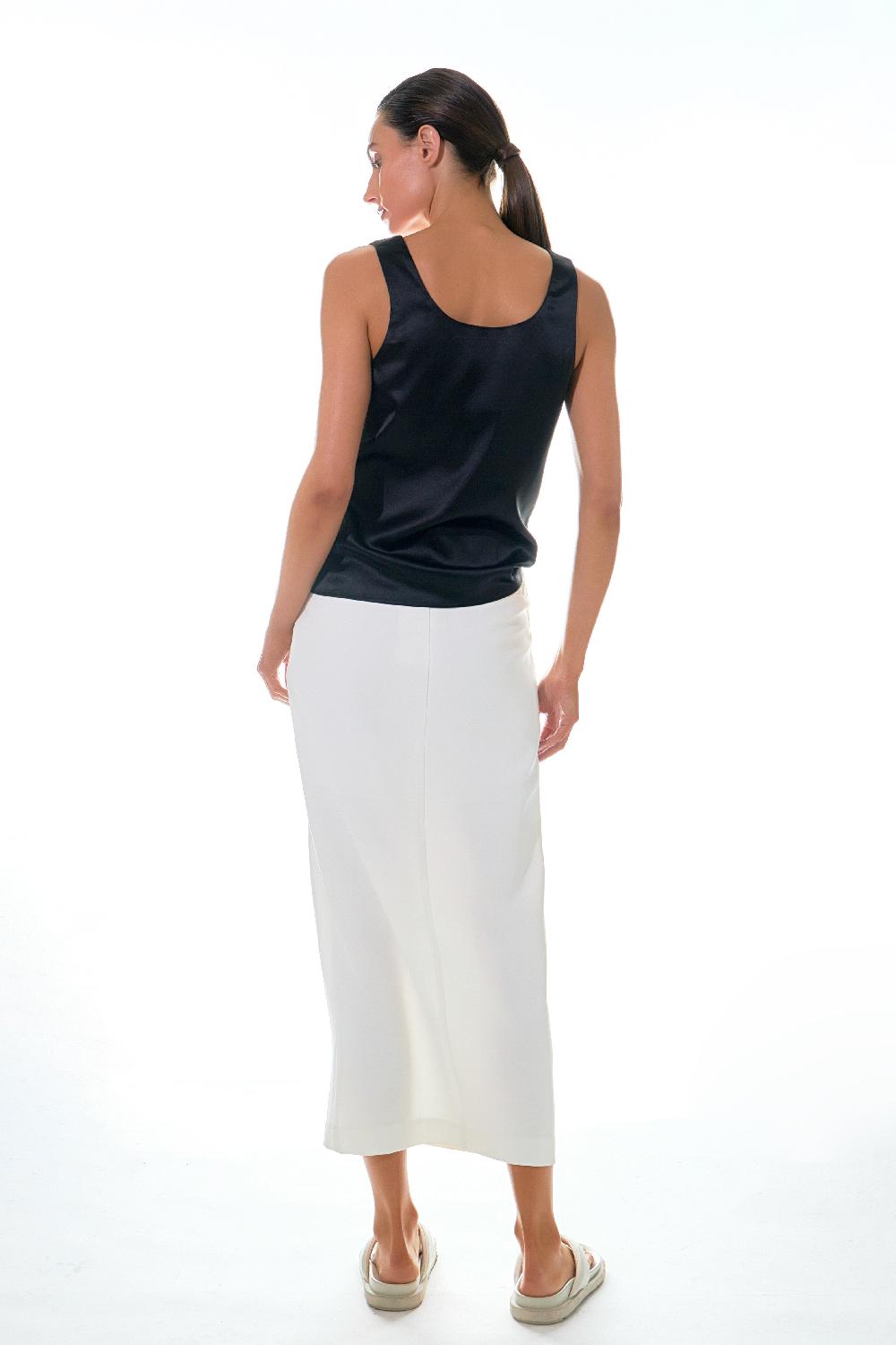 Endless Rose Satin Sleeveless Top BLACK