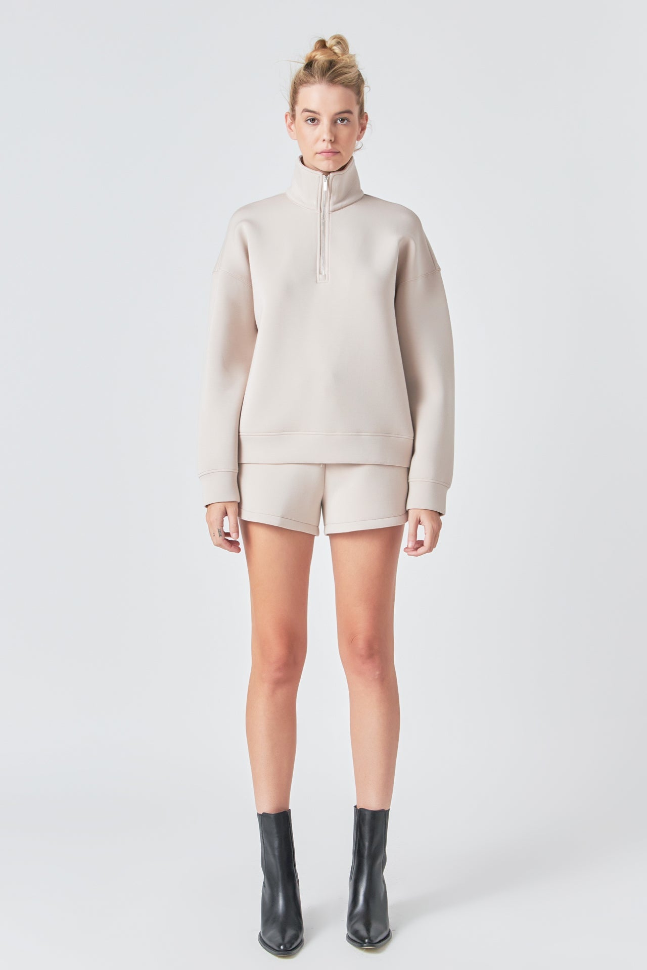 Endless Rose Scuba Sweatshirt PINK