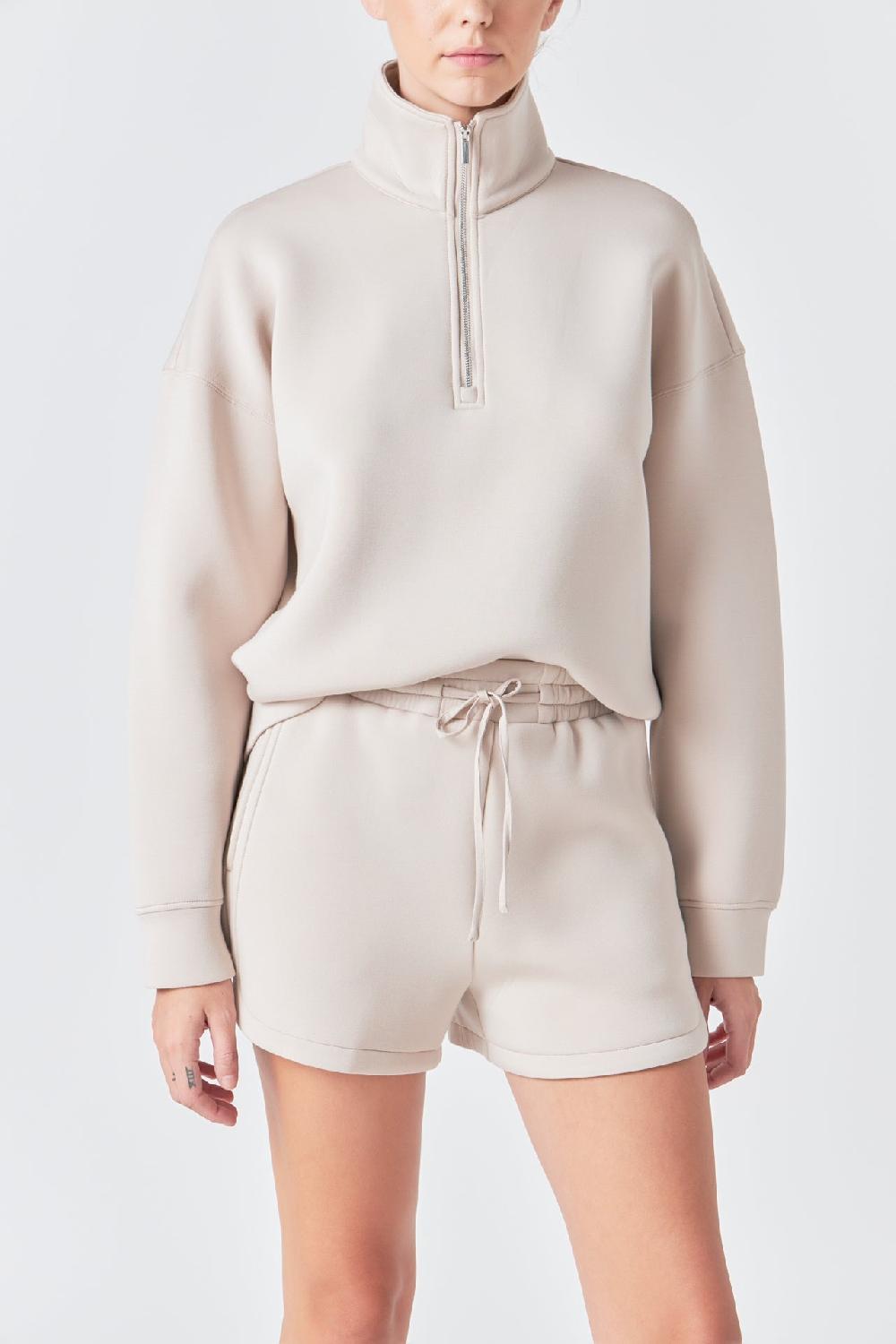 Endless Rose Scuba Sweatshirt PINK