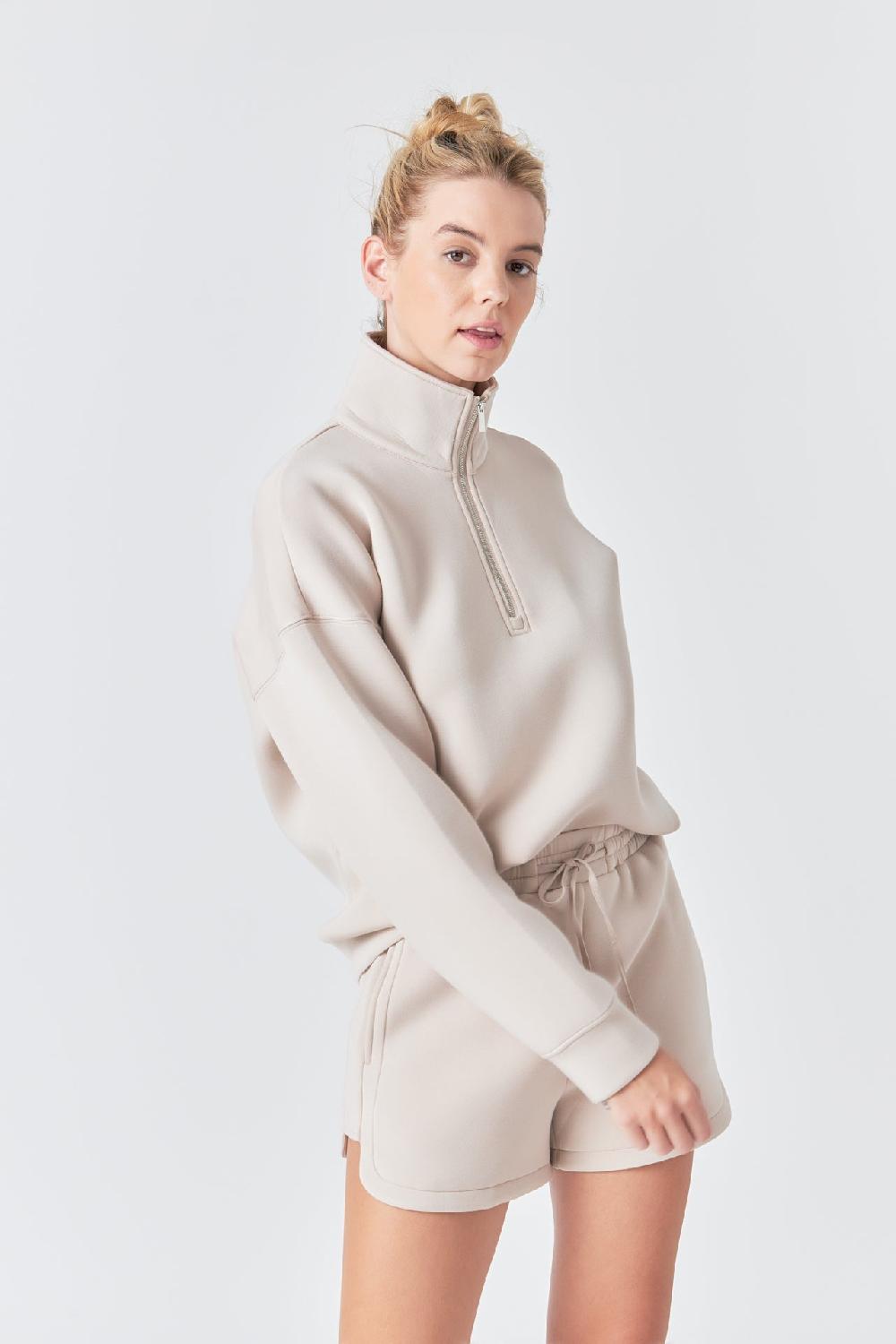 Endless Rose Scuba Sweatshirt PINK