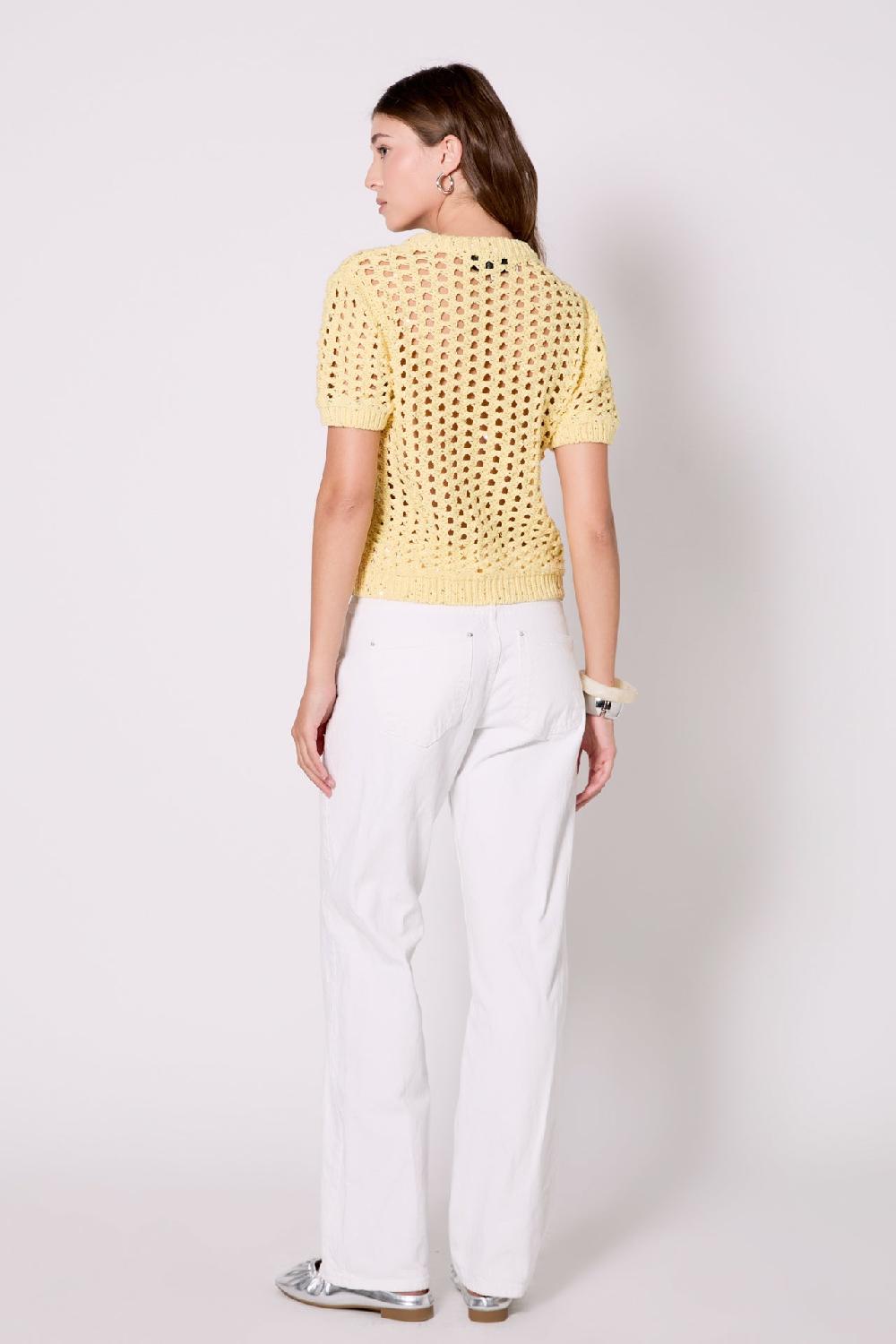 Endless Rose Sequins Knit Top BUTTER