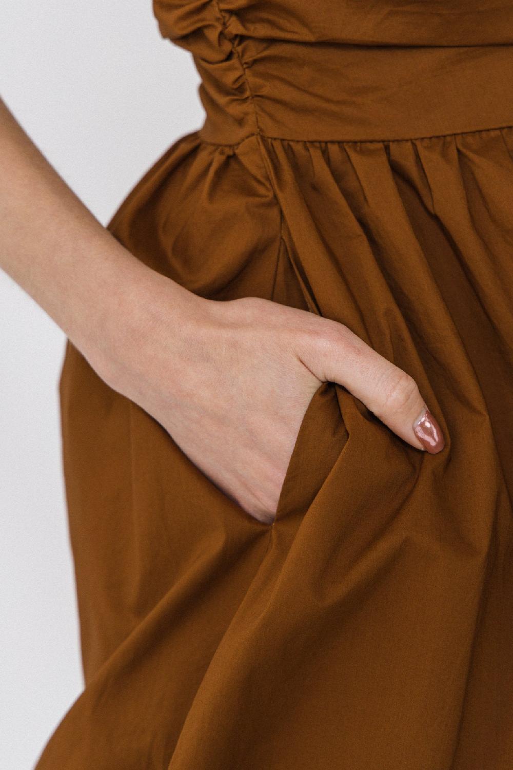 Endless Rose Shirred Blouson Romper EMERALD