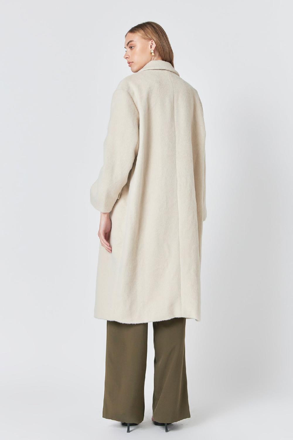 Endless Rose Single Button Coat BEIGE