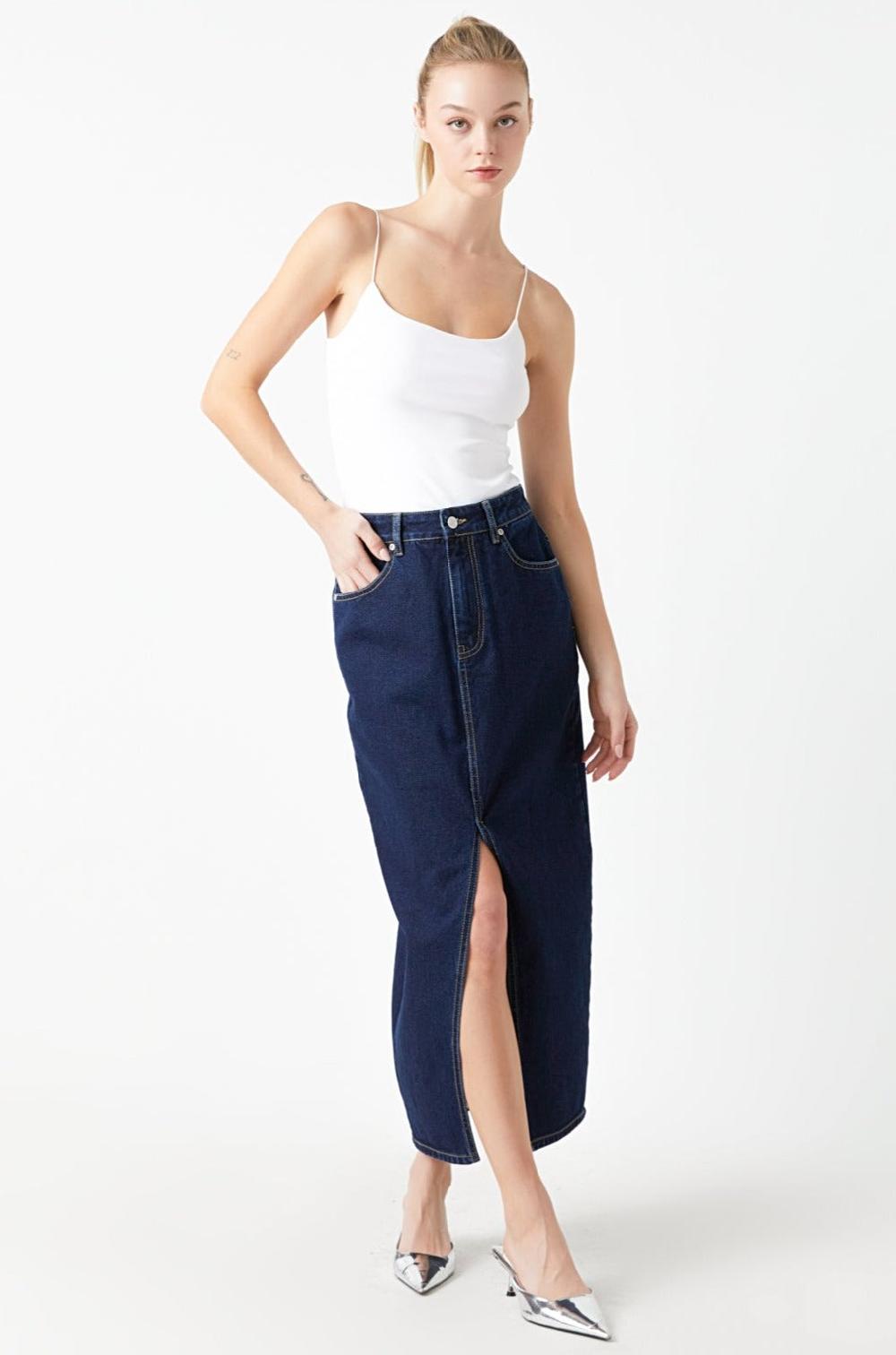 Endless Rose Sleeveless Jersey Top WHITE