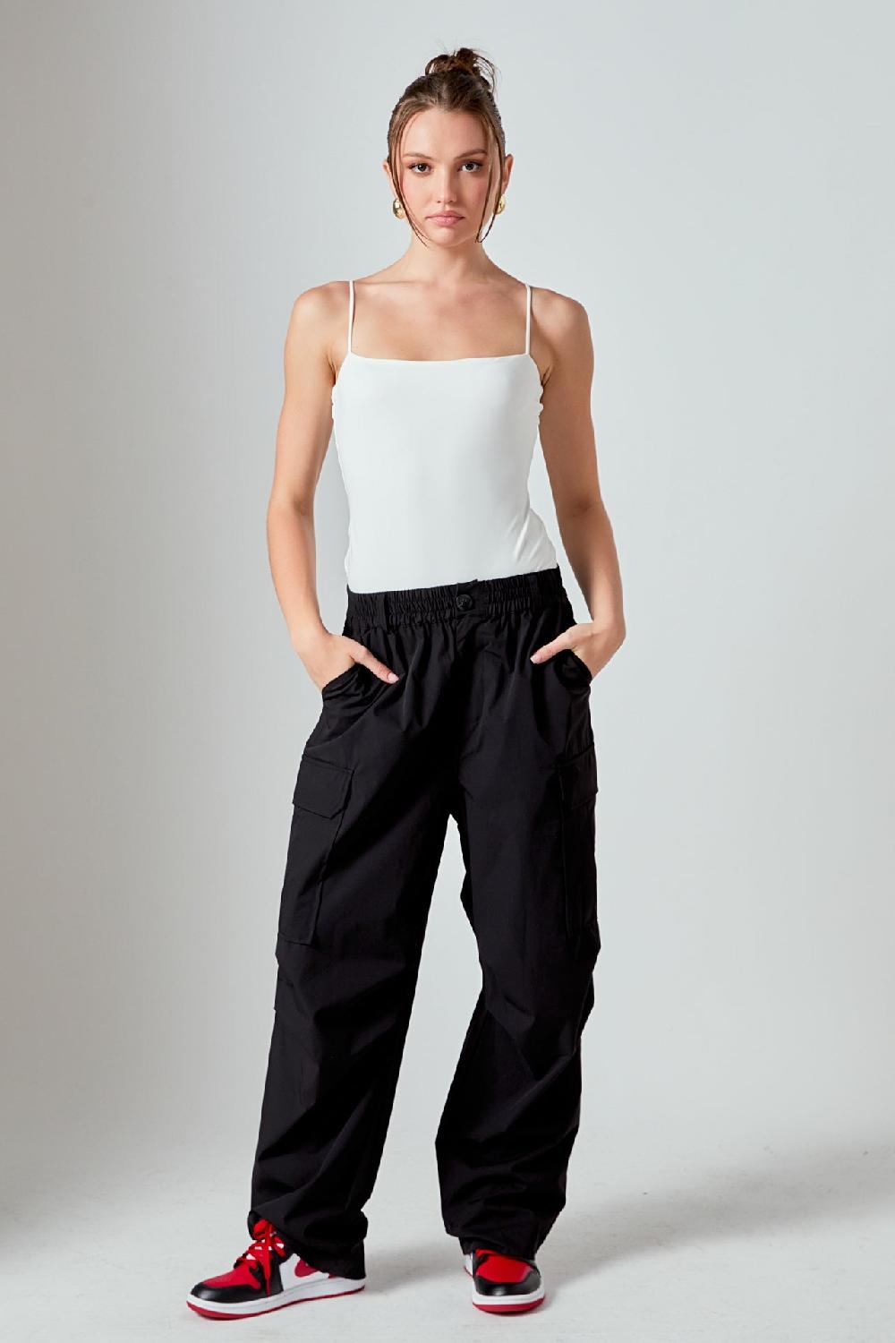 Endless Rose Soft Cami Bodysuit WHITE