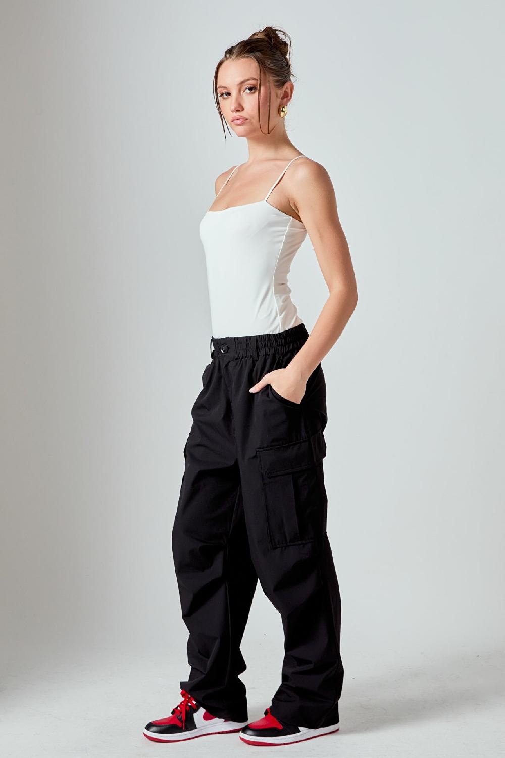 Endless Rose Soft Cami Bodysuit WHITE