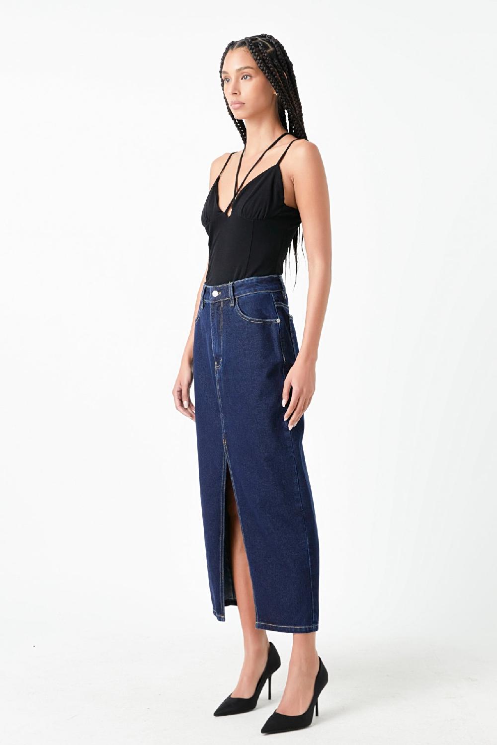 Endless Rose Strappy Bodysuit BLACK