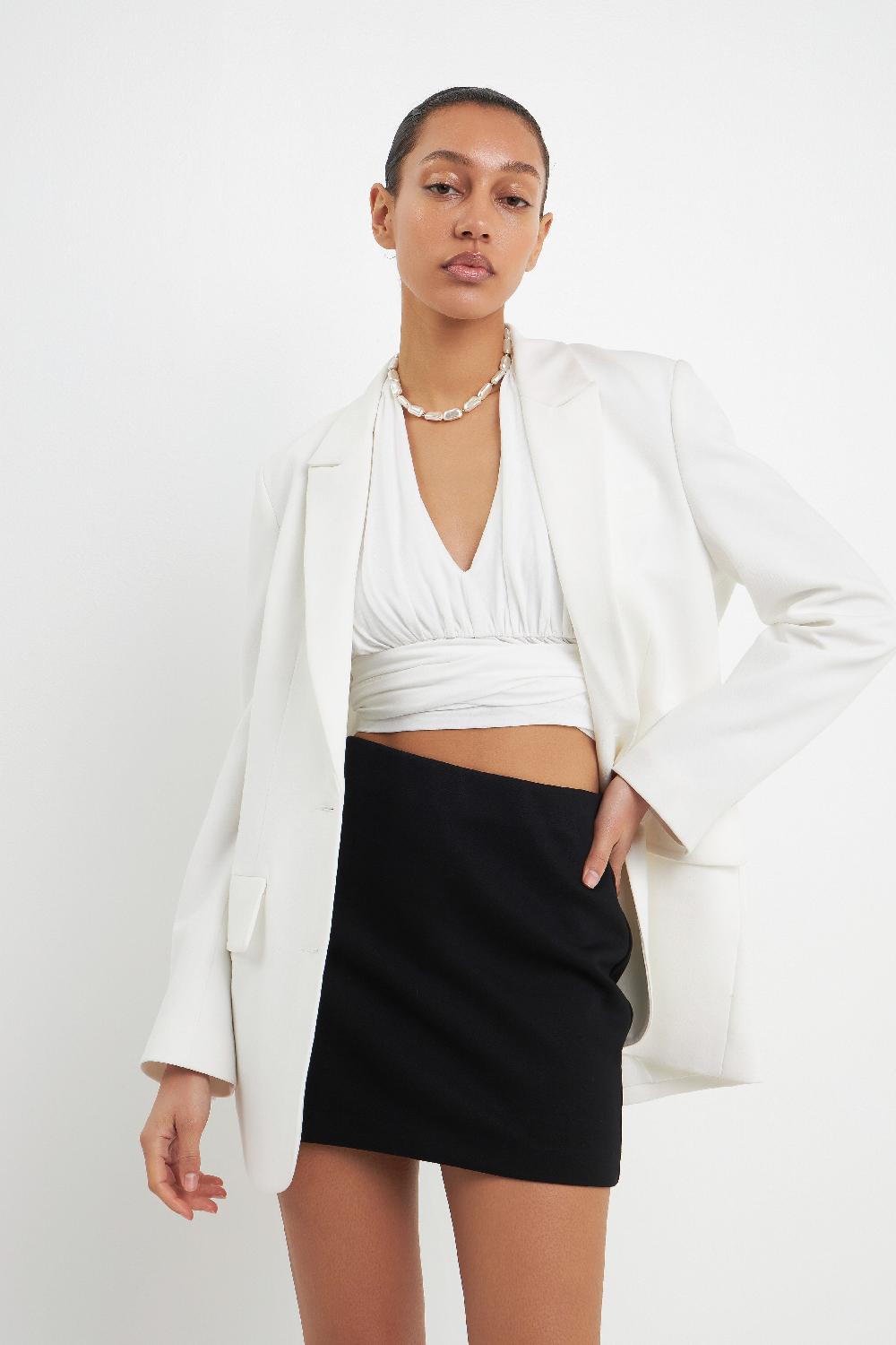 Endless Rose Stretch Mini Skort BLACK