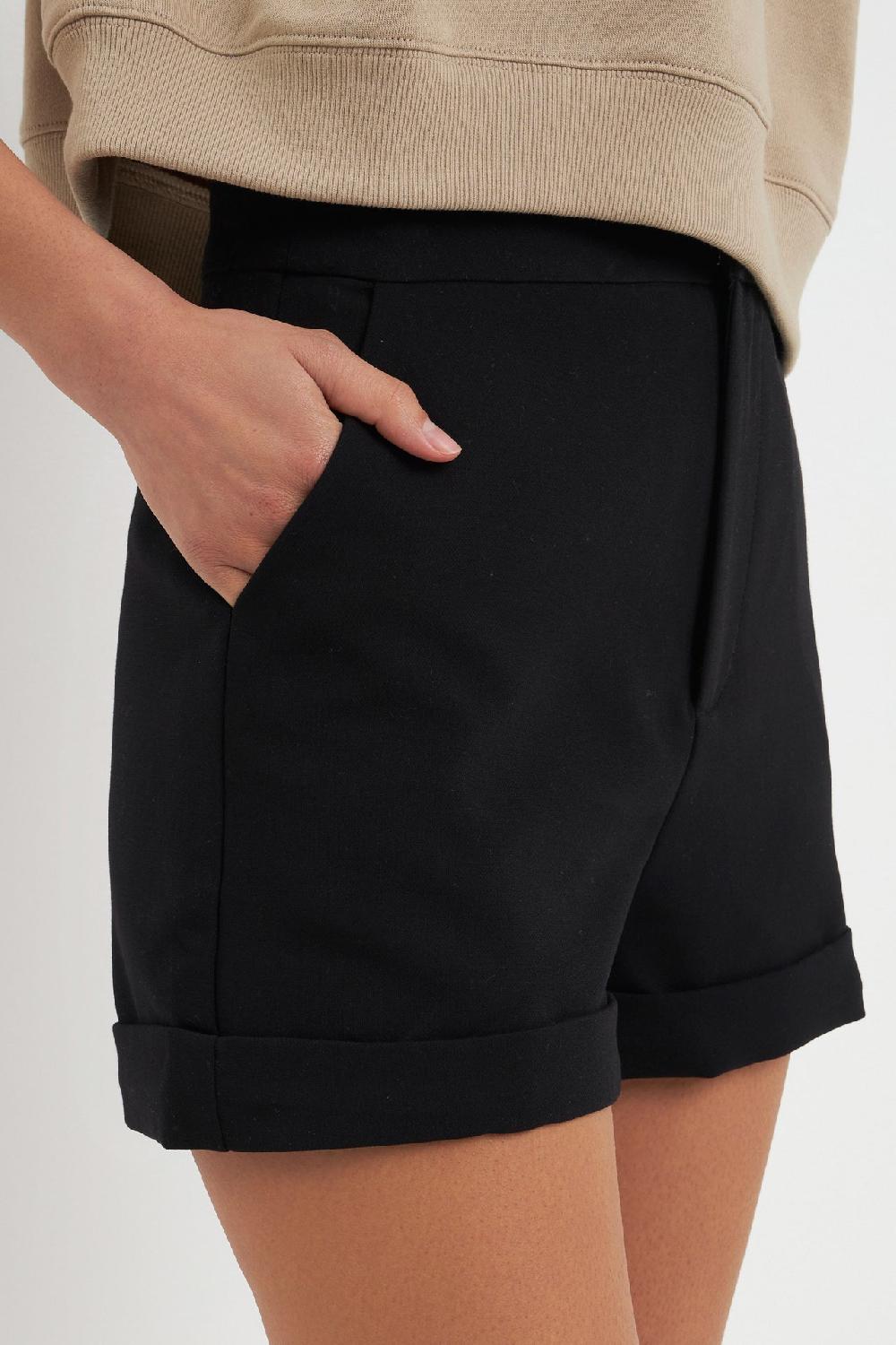 Endless Rose Tailored Basic Shorts BLACK