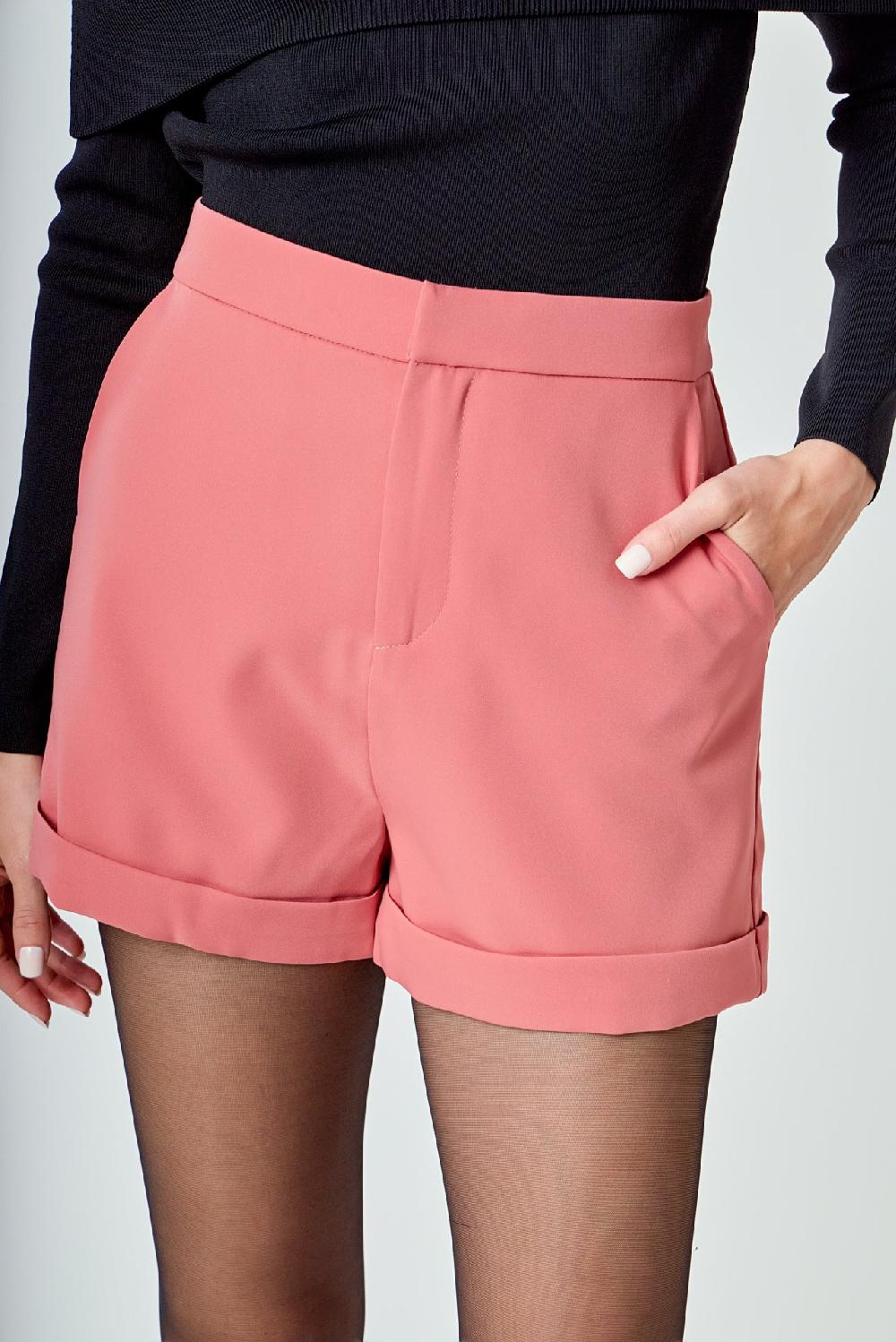 Endless Rose Tailored Basic Shorts DUSTY ROSE
