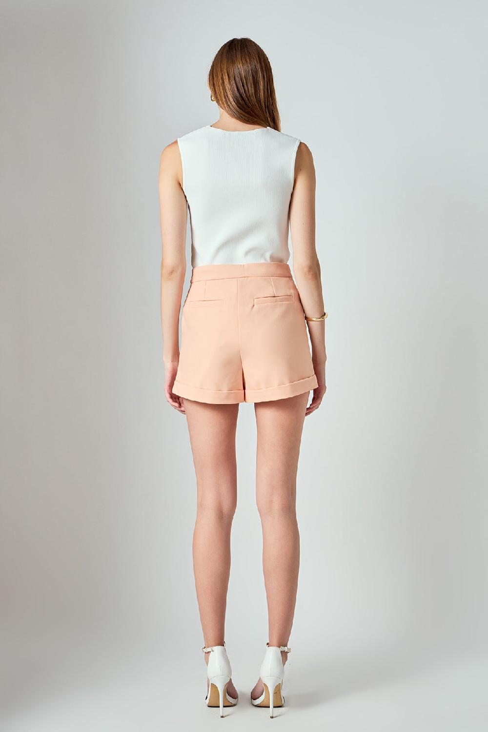 Endless Rose Tailored Shorts CORAL