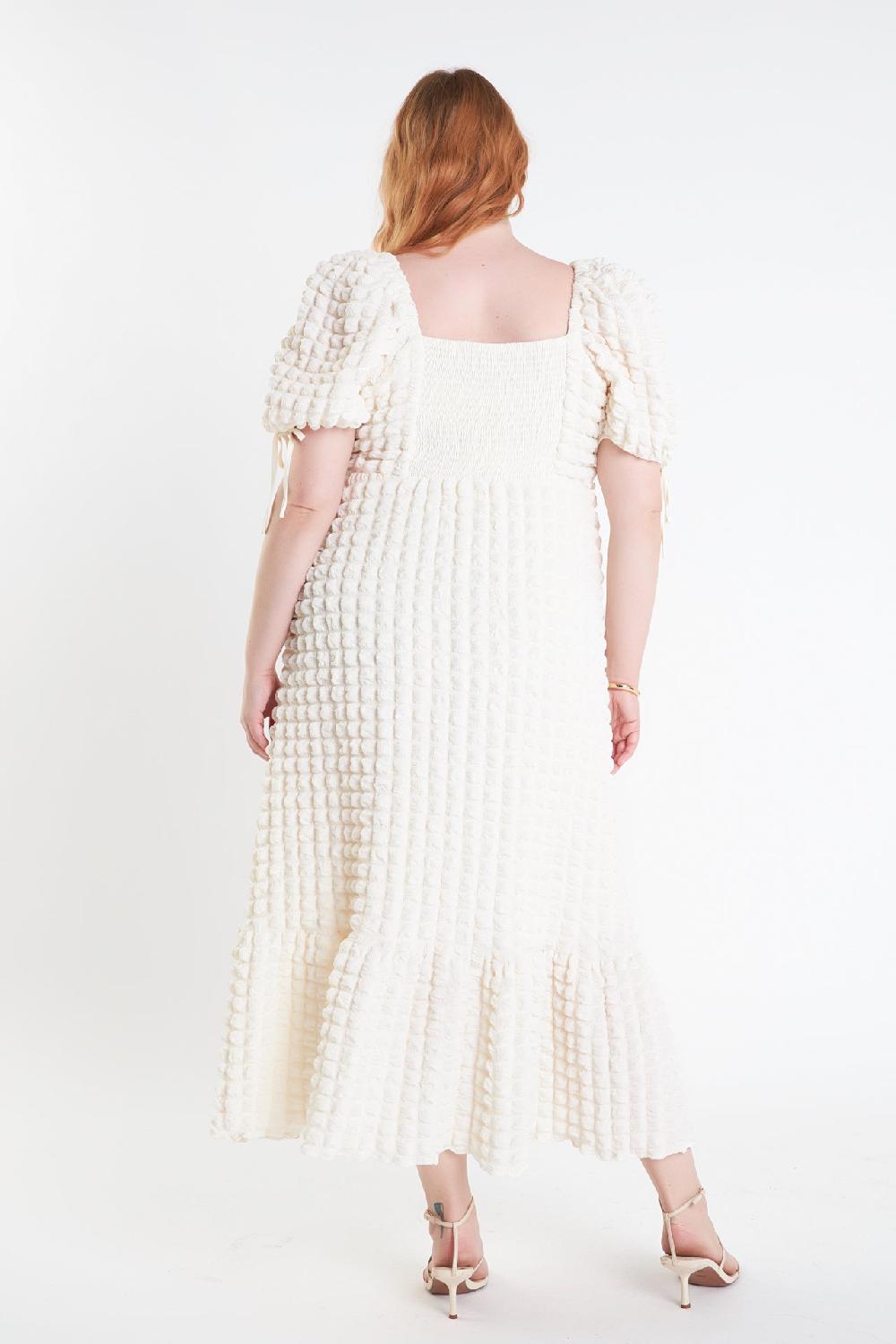 Endless Rose Textured Maxi Dress IVORY