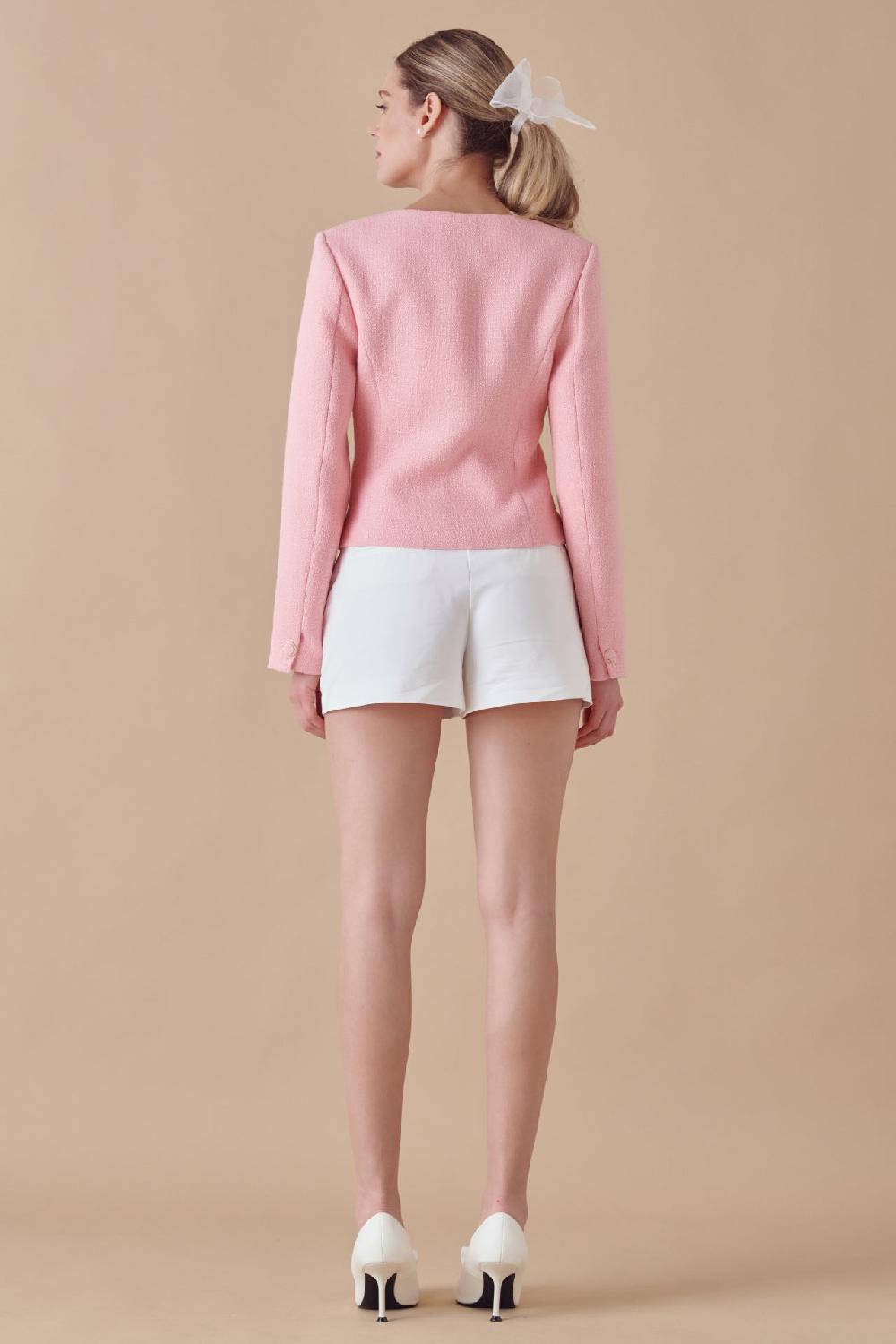 Endless Rose Tweed Jacket PINK