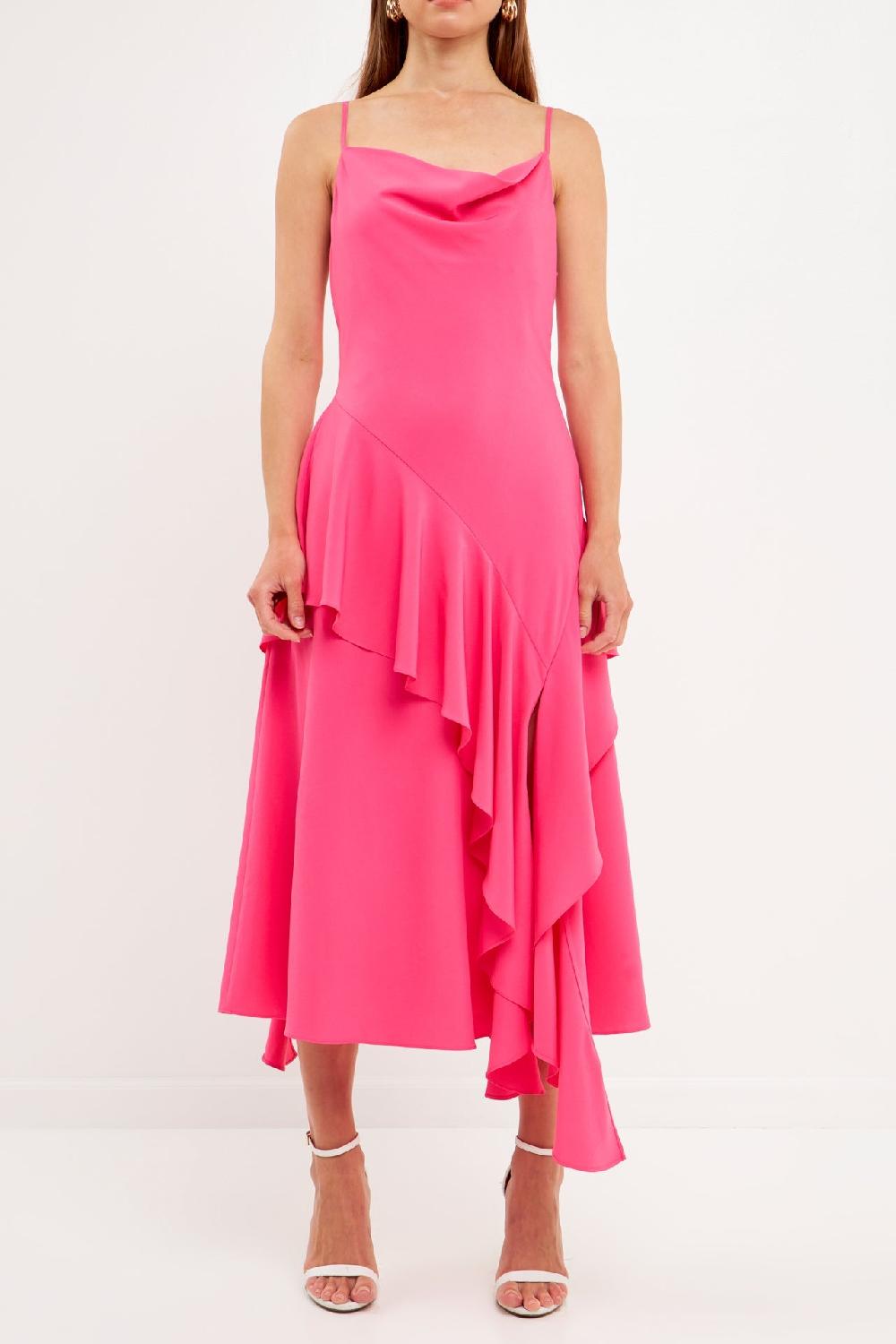 Endless Rose Waterfall Maxi Dress PINK