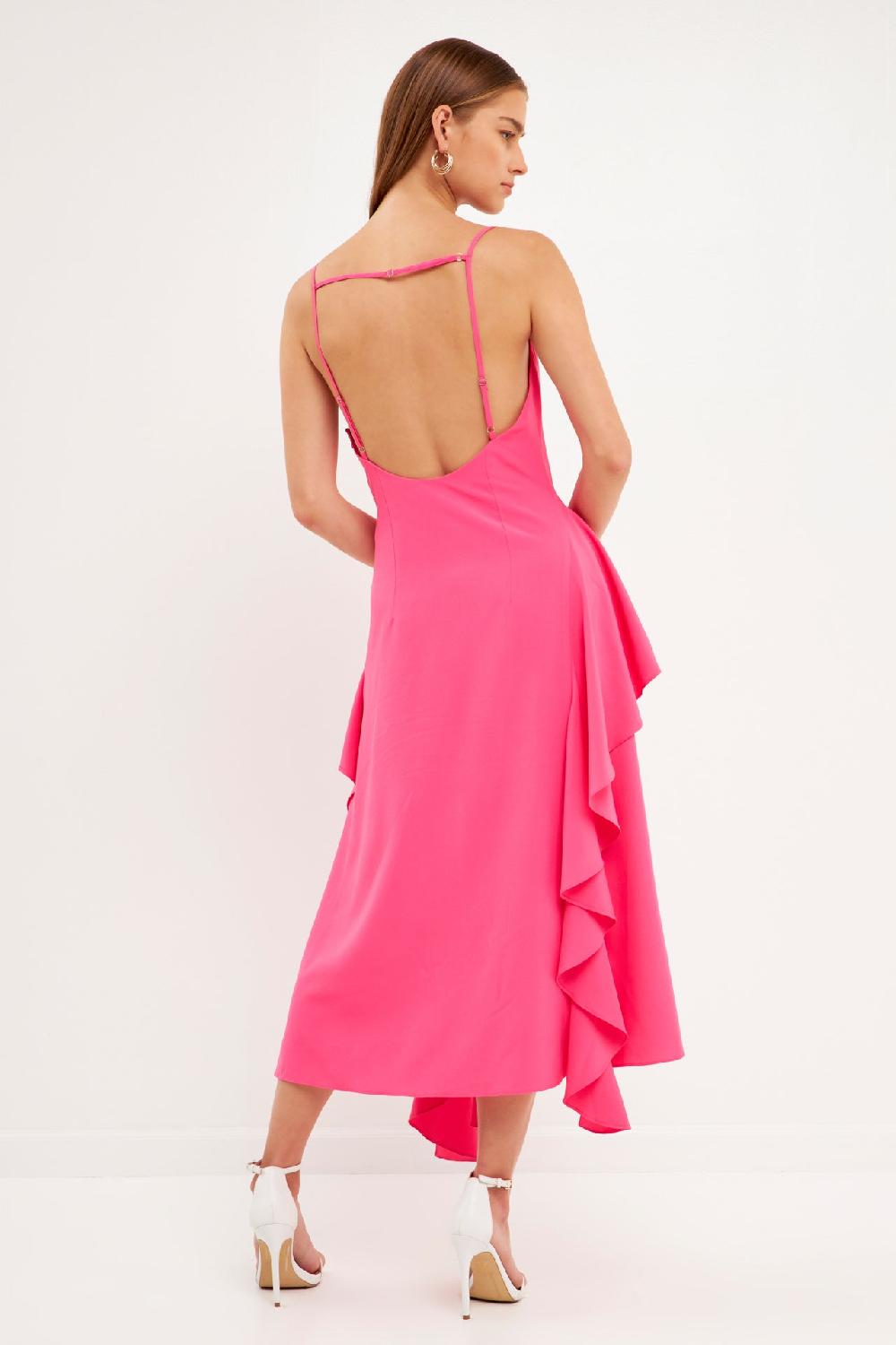 Endless Rose Waterfall Maxi Dress PINK