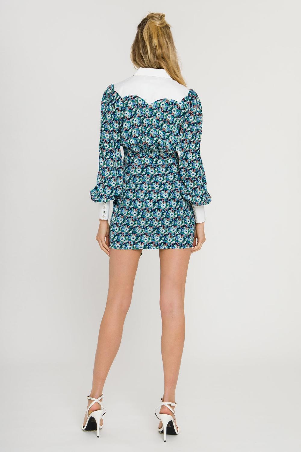 Endless Rose Women Woven Blouse NAVY MULTI