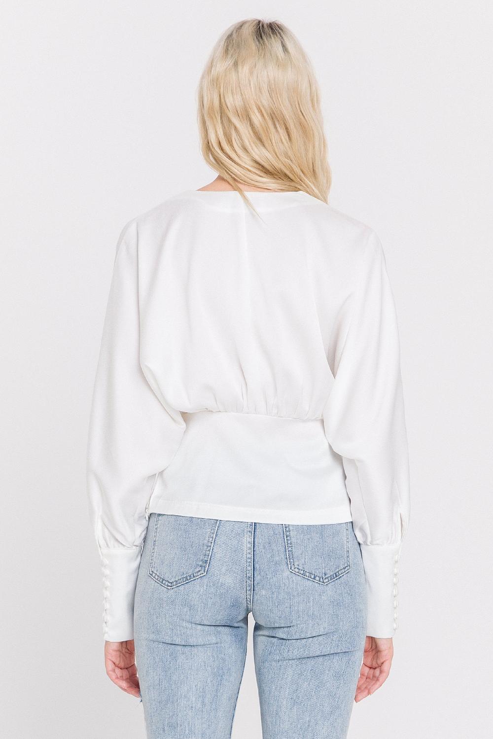 Endless Rose Women Woven Blouse WHITE