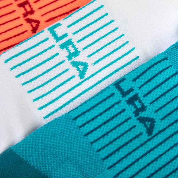 Endura COOLMAX® Stripe Socks Triple Pack - Pacific Blue