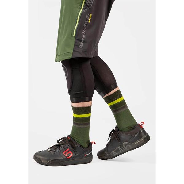 Endura Baabaa Merino Stripe Socks - Red