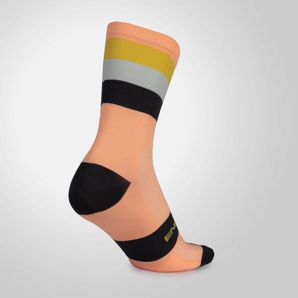 Endura Bandwidth Socks - Neon Peach