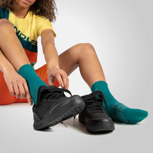 Endura COOLMAX® Stripe Socks Triple Pack - Black