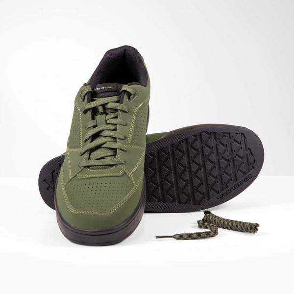 Endura Hummvee Flat Shoes - Olive Green