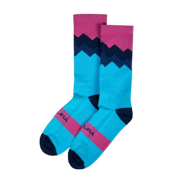 Endura Jagged Socks - Electric Blue