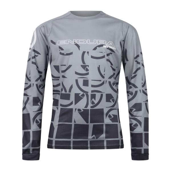 endura Kids MT500 Ltd L/S Print Jersey - Black