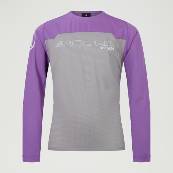 endura Kids MT500 Ltd L/S Print Jersey - Thistle