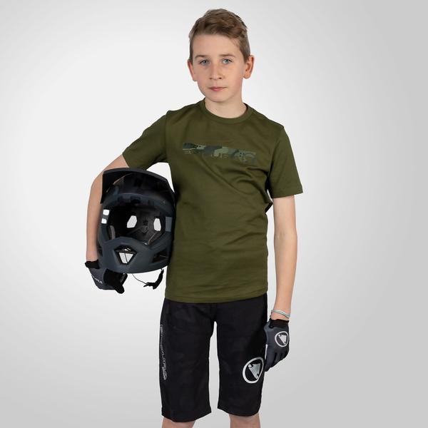 endura Kids MT500 Shorts II - Black Camo