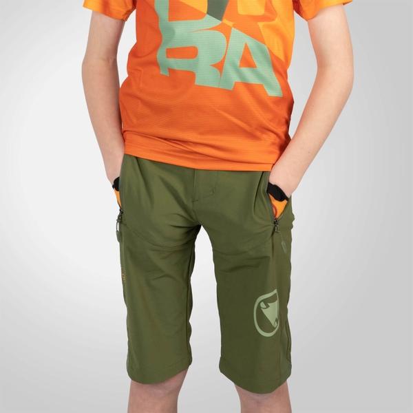 Endura Kids MT500 Shorts II - Olive Green