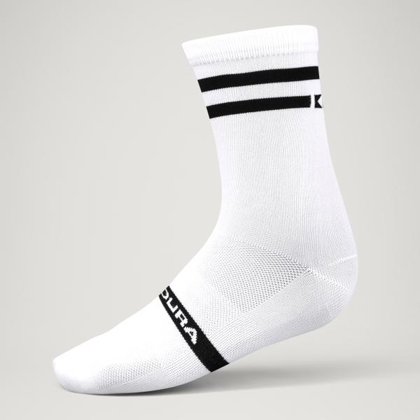 endura Kriss Kyle Logo Socks - White