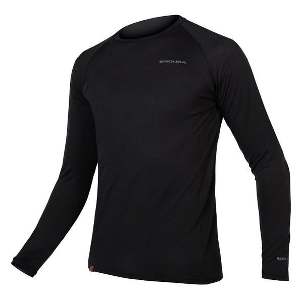 endura Men's Baabaa Blend L/S Base Layer - Black