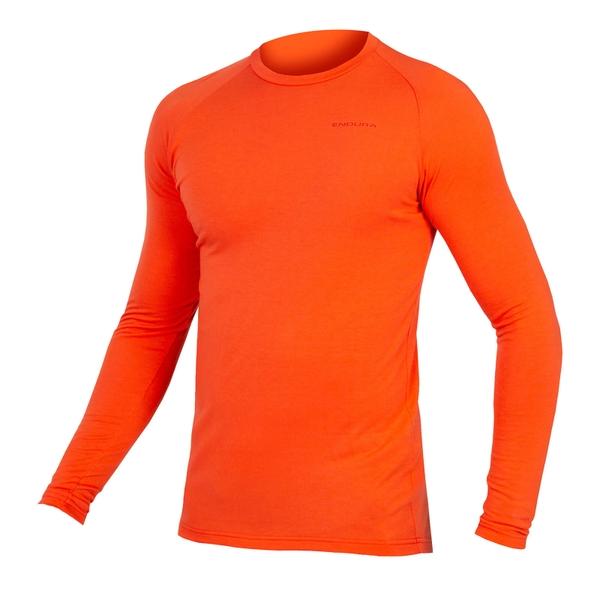 endura Men's Baabaa Blend L/S Base Layer - Paprika