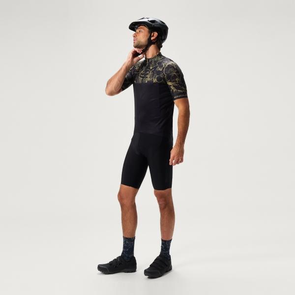 Endura Men's FS260 Floral S/S Jersey - Black