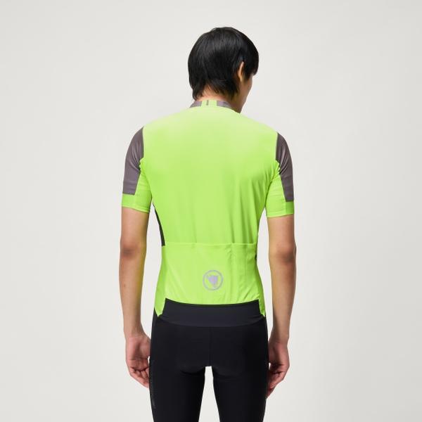 Endura Men's FS260 Print S/S Jersey - Bright Yellow