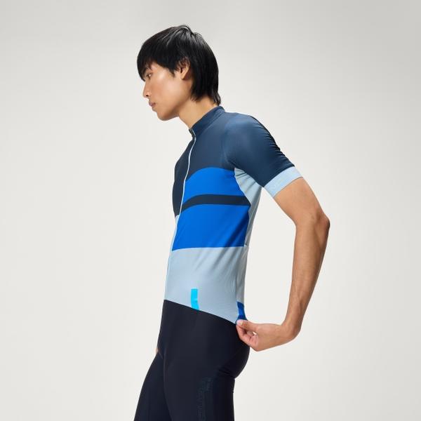 Endura Men's FS260 Print S/S Jersey - Ink Blue