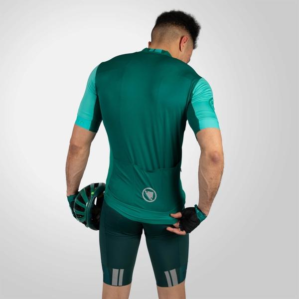 Endura Men's FS260 S/S Jersey - Emerald Green
