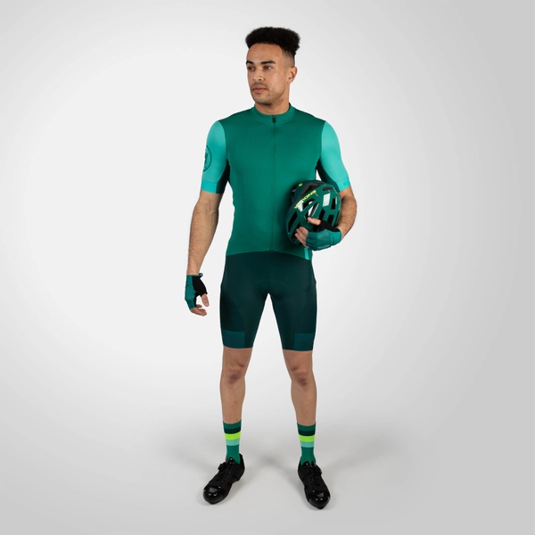 Endura Men's FS260 S/S Jersey - Emerald Green
