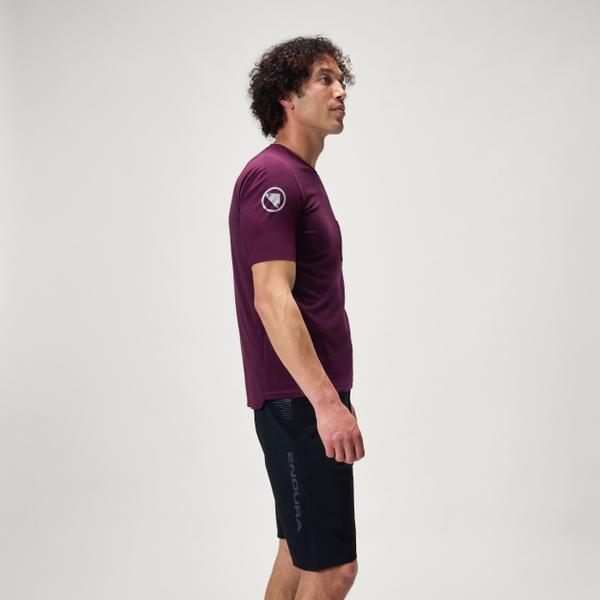 Endura Men's GV500 Foyle Tech Tee - Aubergine