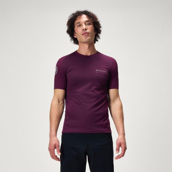 endura Men's GV500 Foyle Tech Tee - Aubergine