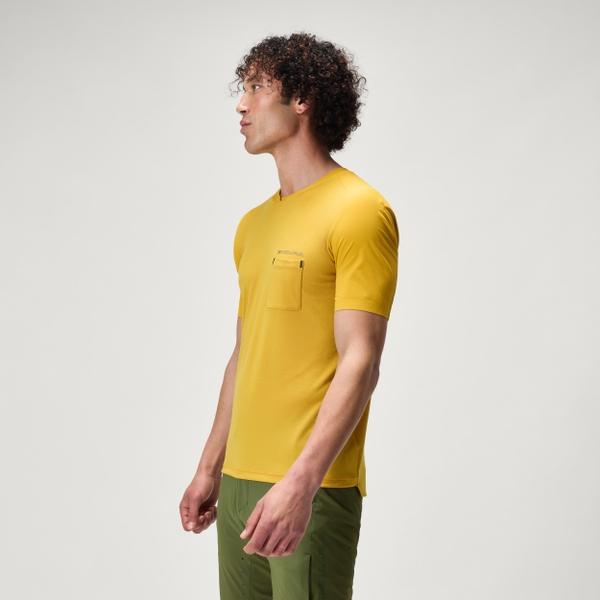 Endura Men's GV500 Foyle Tech Tee - Mustard Yellow