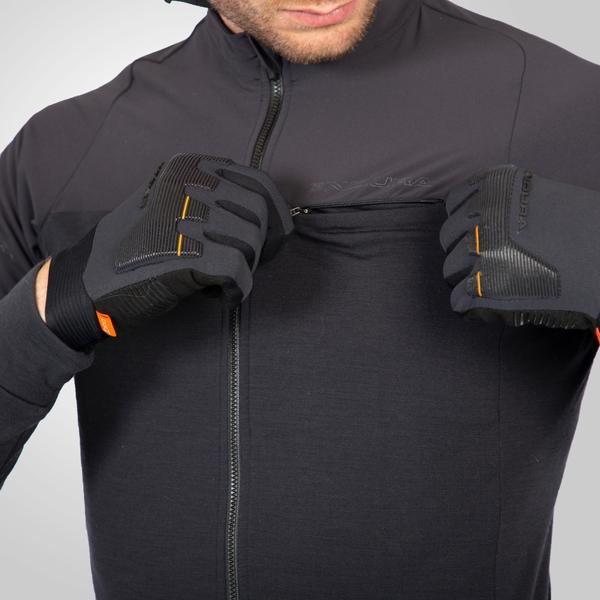 Endura Men's GV500 Merino Blend L/S Jersey - Black