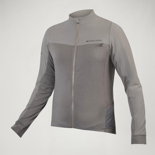 endura Men's GV500 Merino Blend L/S Jersey - Fossil